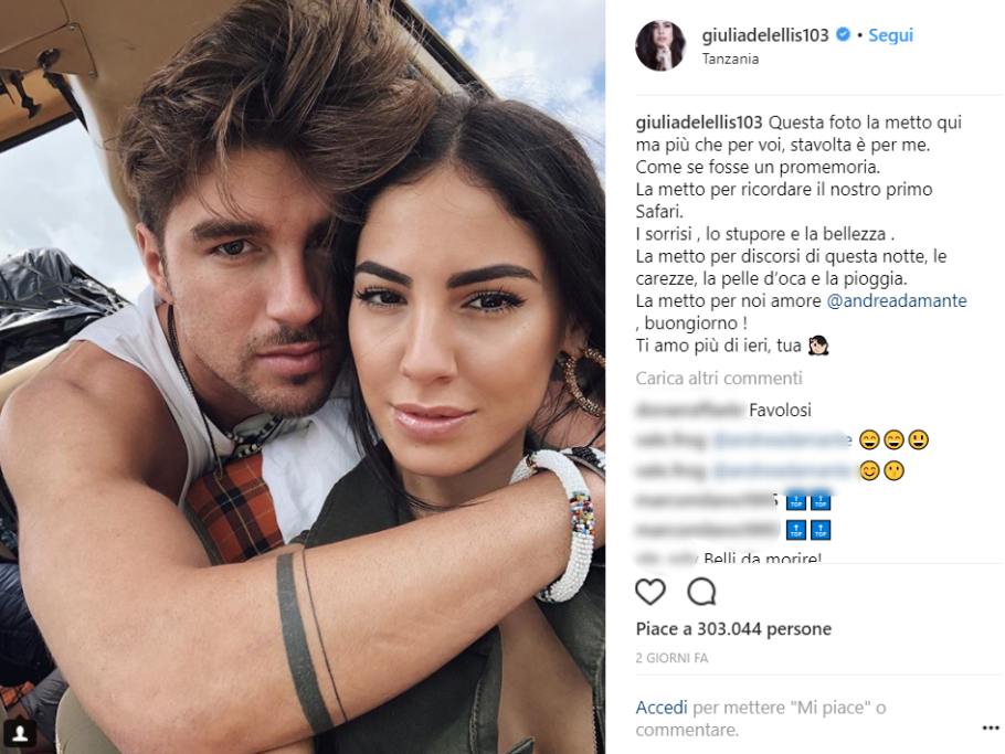 La ragazza condivide spesso foto sui social