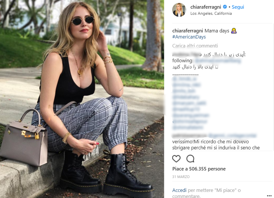 La Ferragni è sempre stata molto magra