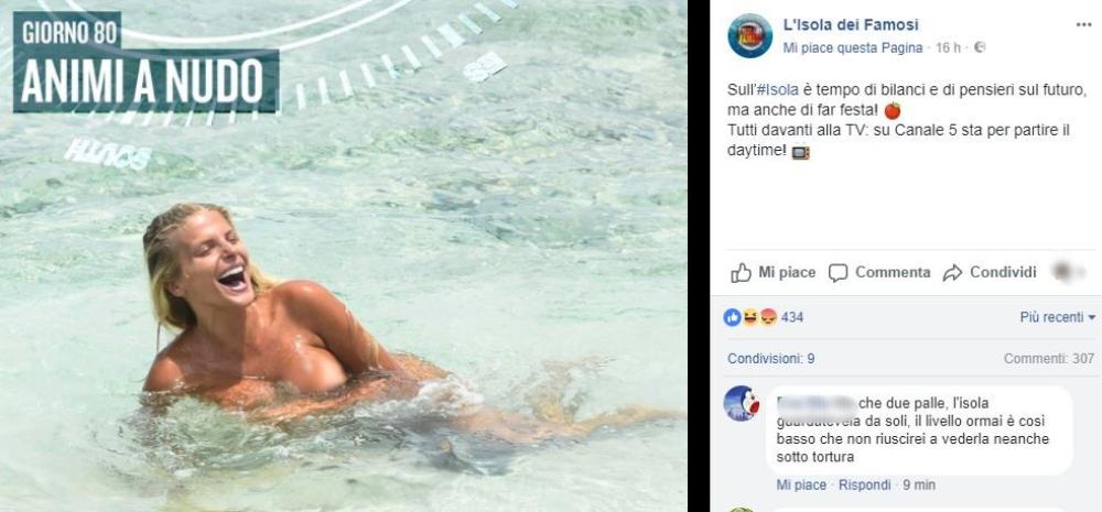 L'esilarante tuffo della Cipriani