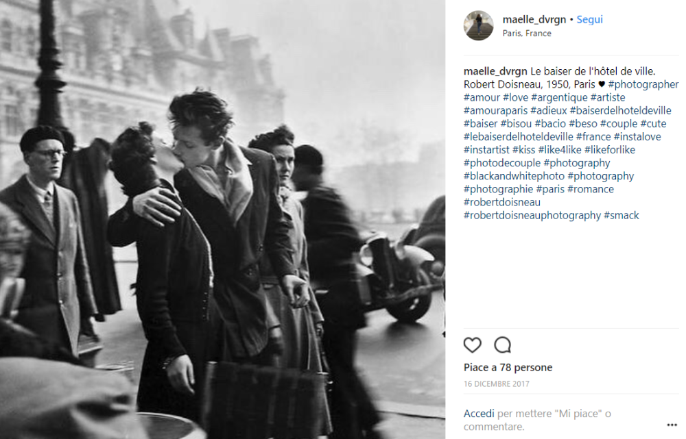 Un altro bacio che passerà alla storia
