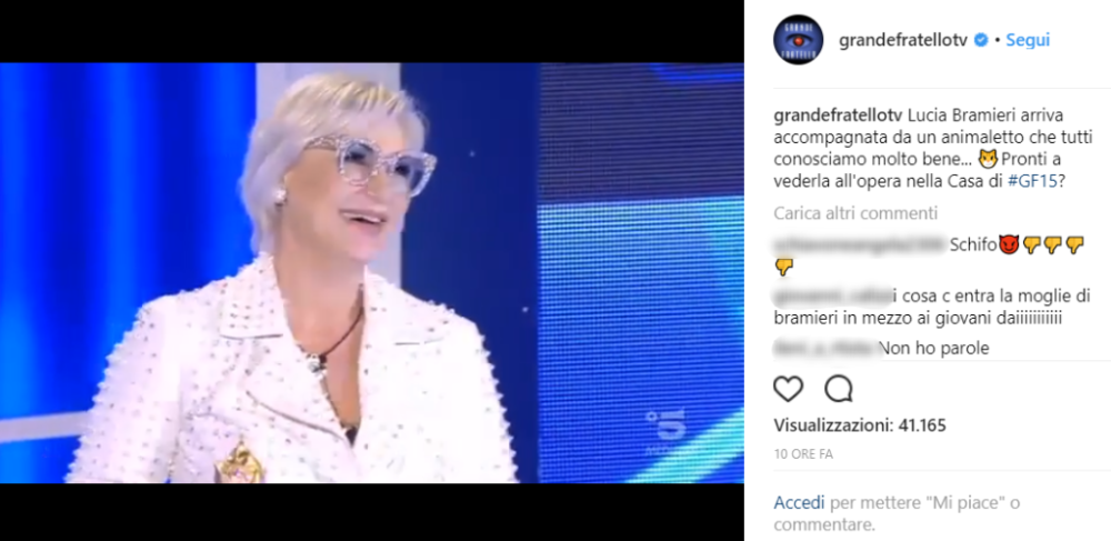 Altra concorrente super attesa è Lucia Bramieri