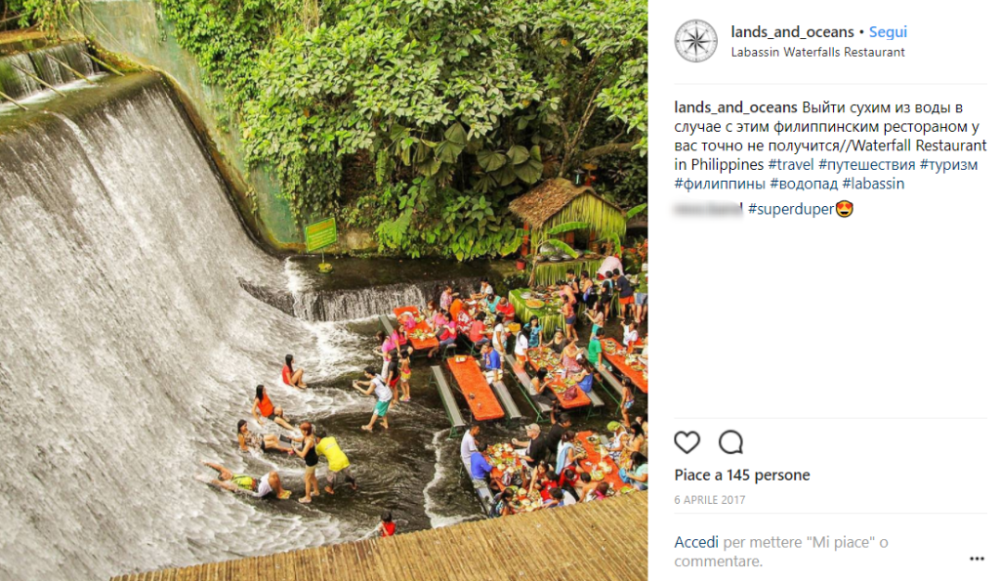 Labasin Waterfall Restaurant – Filippine