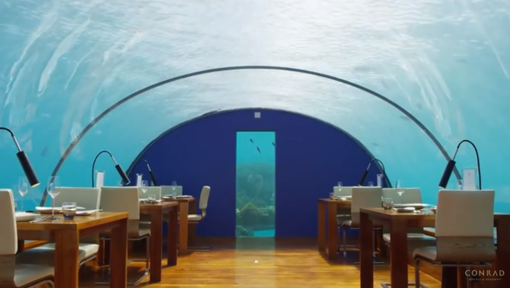 Ristorante Ithaa Undersea (Maldive)