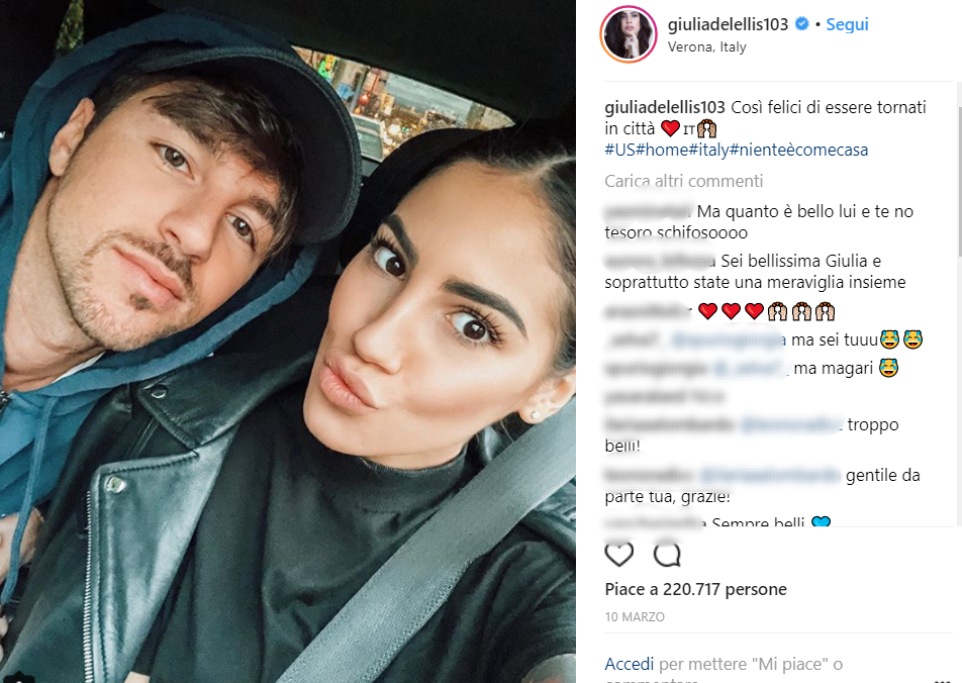 Sul suo profilo Instagram, Giulia De Lellis ha fatto un annuncio che ha lasciato tutti senza parole