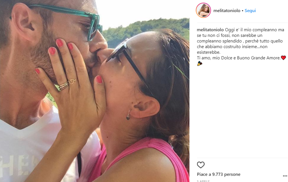 L’ex gieffina è felice