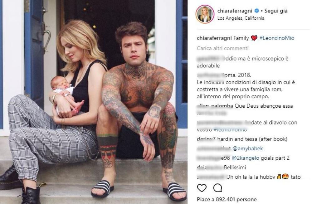 Chiara aveva fatto da poco un tattoo con due leoni, quando Fedez le ha chiesto di uscire la prima volta