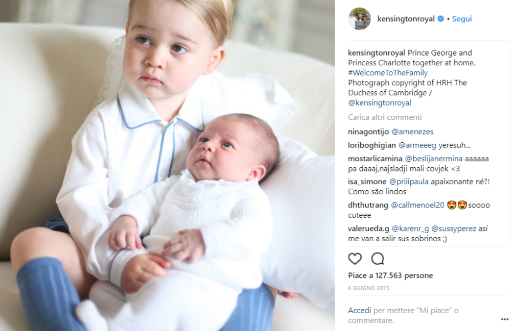 Le splendide foto sono state scattate dalla mamma, Kate Middleton