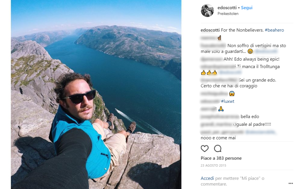 In realtà no, perché Edoardo vuole lavorare dietro le telecamere e non davanti