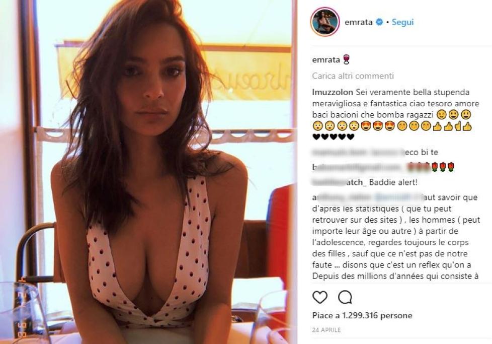La modella statunitense lascia sempre senza fiato i fan