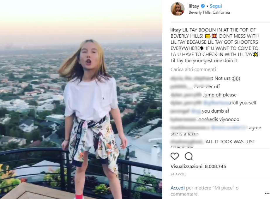 Secondo il sito Babe.net la piccola Lil, nonostante il tag Hollywood, potrebbe essere canadese
