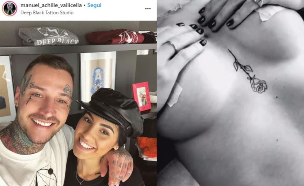 Giulia si regala un tatoo: l'autore è Manuel Vallicella 