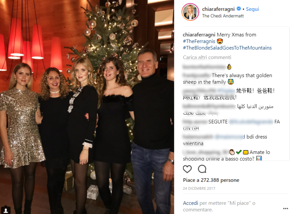 Lui e l’ex moglie, Marina Di Guardo si sono separati quando Chiara aveva 15 anni