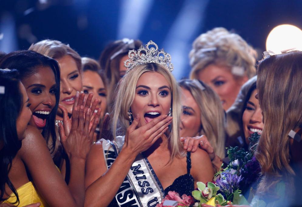 La Miss al momento della proclamazione
