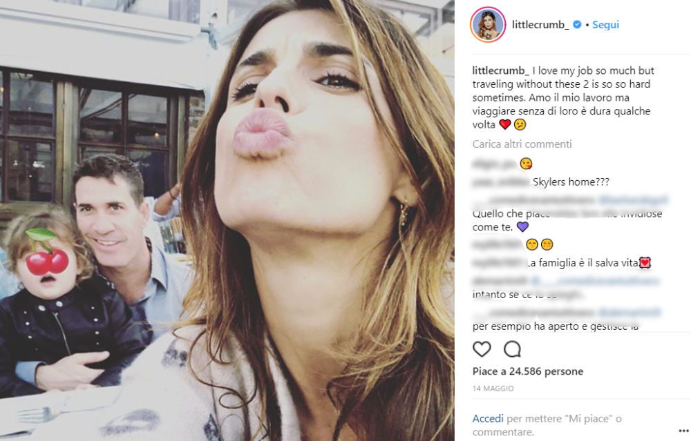 Oggi Elisabetta vive a Los Angeles