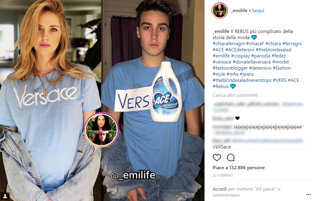 Certo, “sfidare” la Ferragni non è semplice