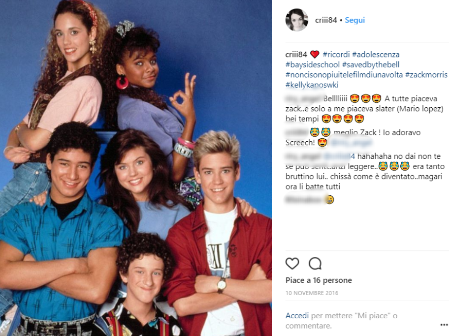 Quanto era bello “Bayside School”?