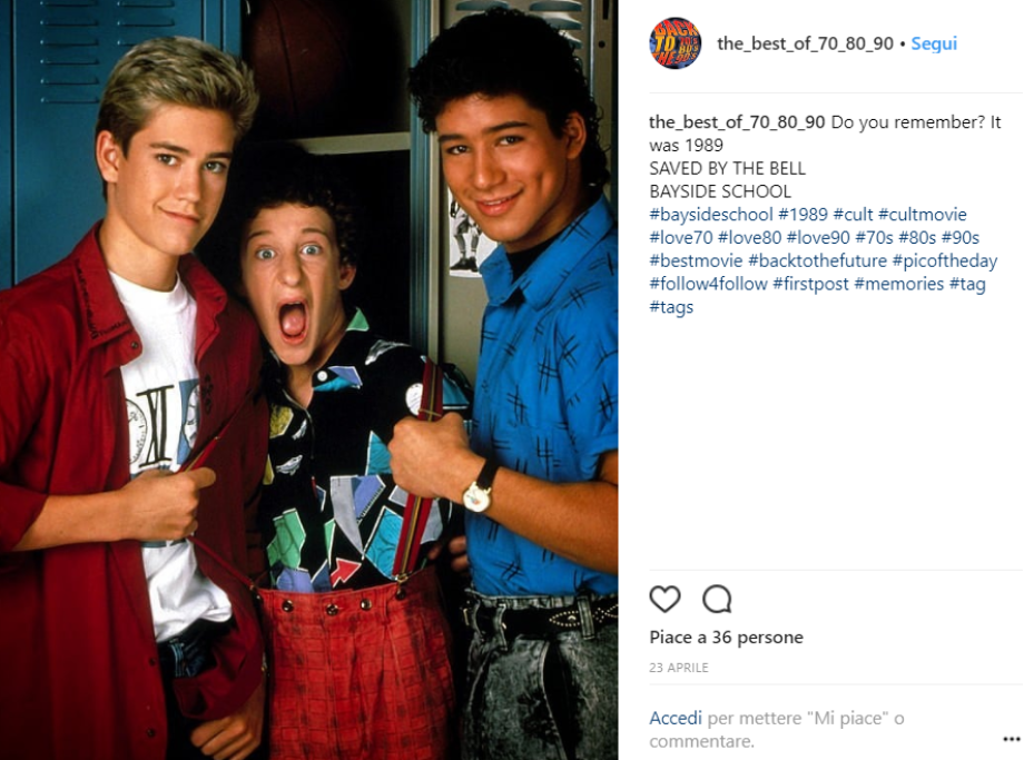 Per tutti coloro che sono nati “dopo” gli anni ’90 è necessario un recap
