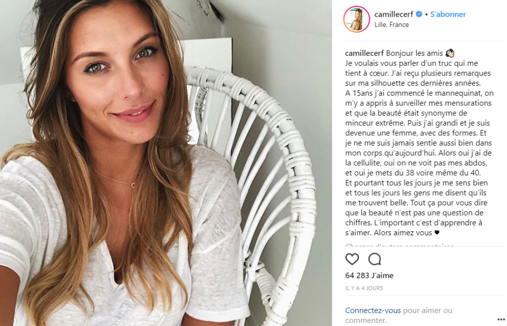 Sul suo profilo Instagram si legge infatti: