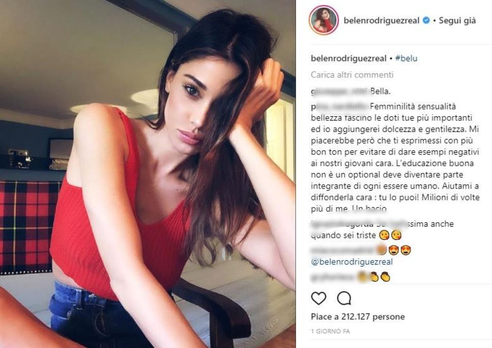 Belén confessa anche di avere un sogno ricorrente