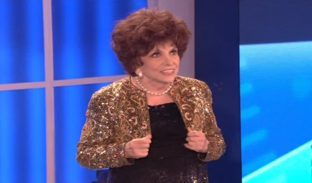 Super ospite della serata è Gina Lollobrigida