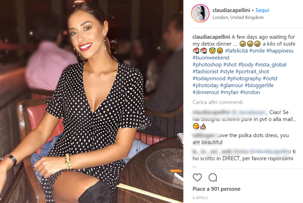 Claudia è giovanissima