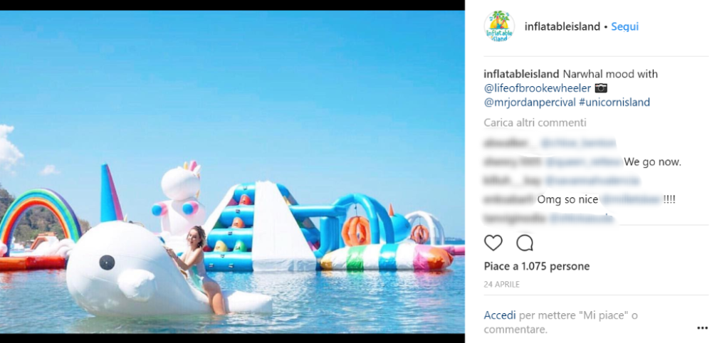 “Inflatable Island” si trova nelle Filippine
