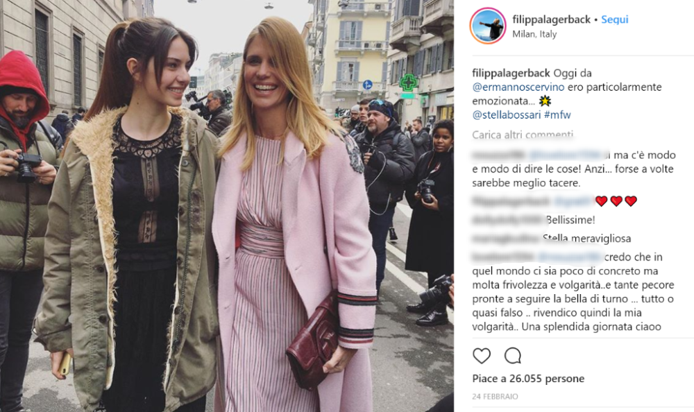 In modo educato ma deciso Filippa ha messo a tacere i “criticoni”