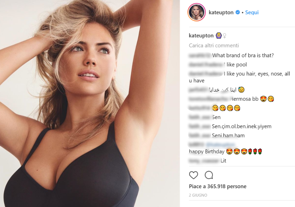 Certo, sul suo profilo Instagram questa non è la prima foto hot pubblicata