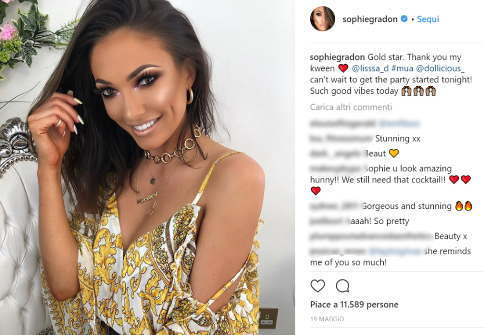 Sophie Gradon è morta troppo presto