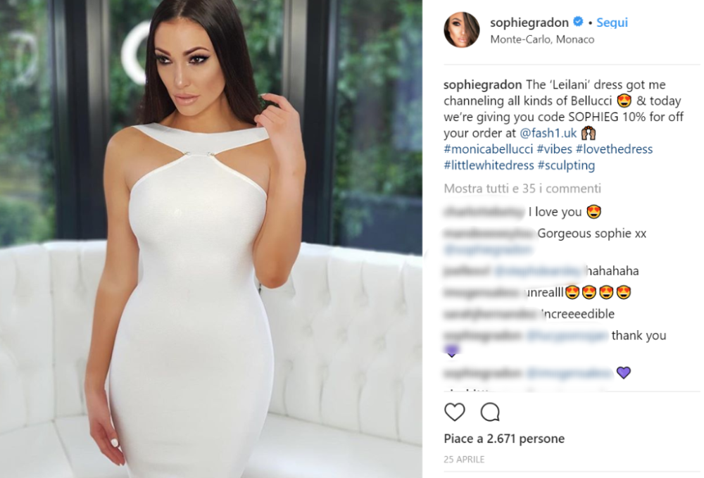 I social sono pieni di pensieri dedicati alla giovane
