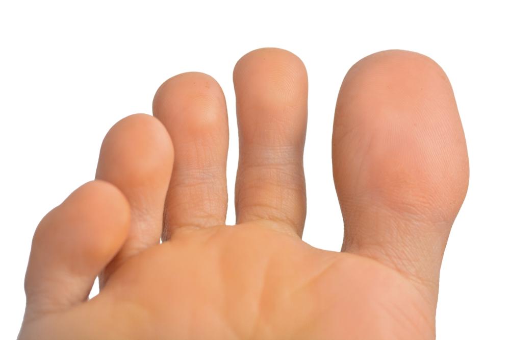 E le dita dei piedi?