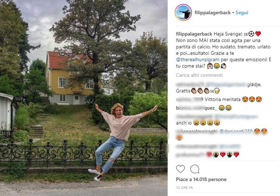 La Lagerback tira un sospiro di sollievo