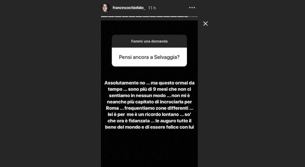 Addio, Selvaggia