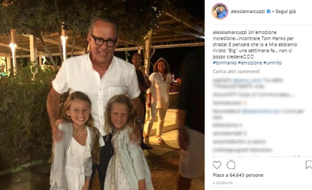 Lo scatto con Tom Hanks