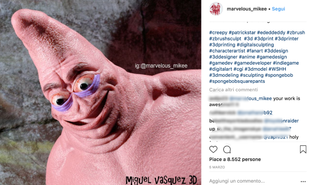 Patrick star (Spongebob)