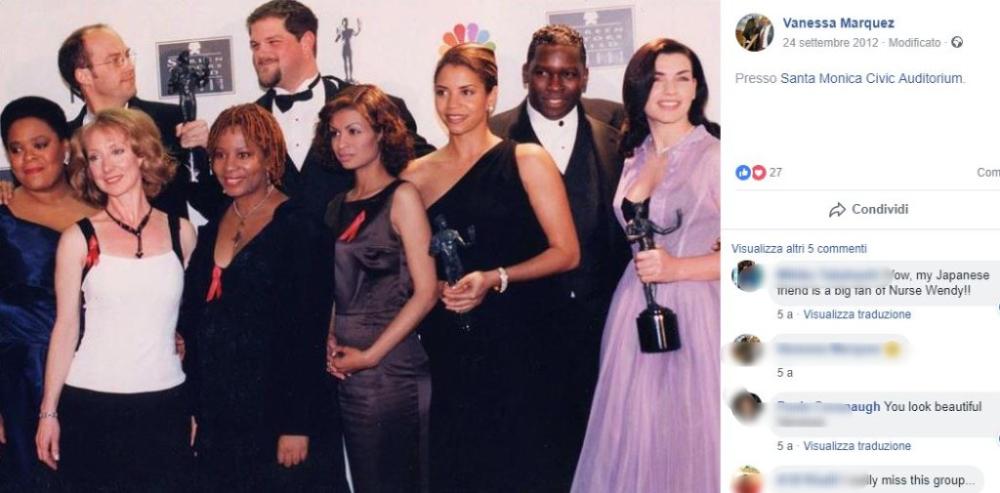 Inoltre, Vanessa lo scorso anno aveva accusato George Clooney (suo collega in 'ER') di averla emarginata 