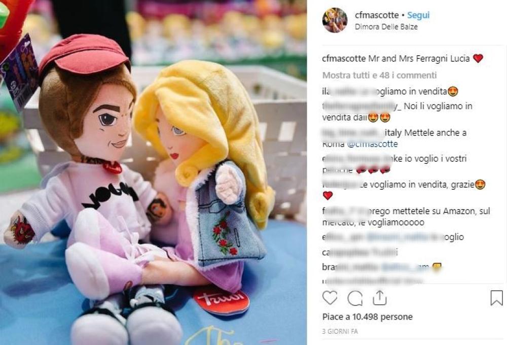 Al matrimonio c'erano anche i peluche in versione 'mini'