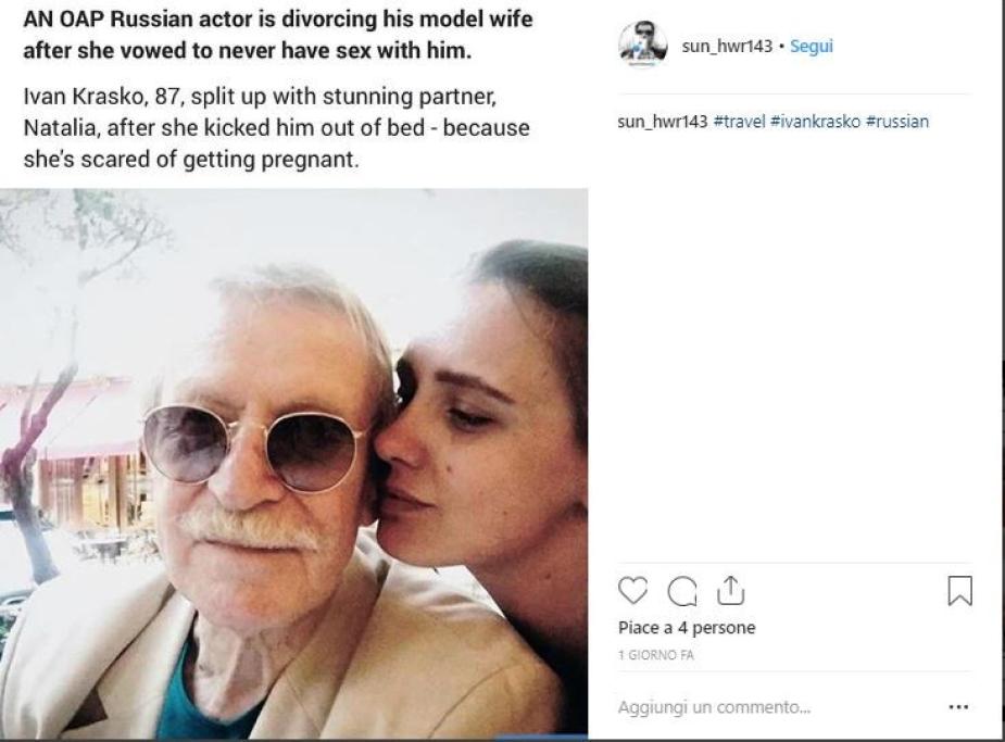 Come riporta il Mirror, il divorzio è stato provocato dal fatto che lei non volesse concedersi sotto le lenzuola