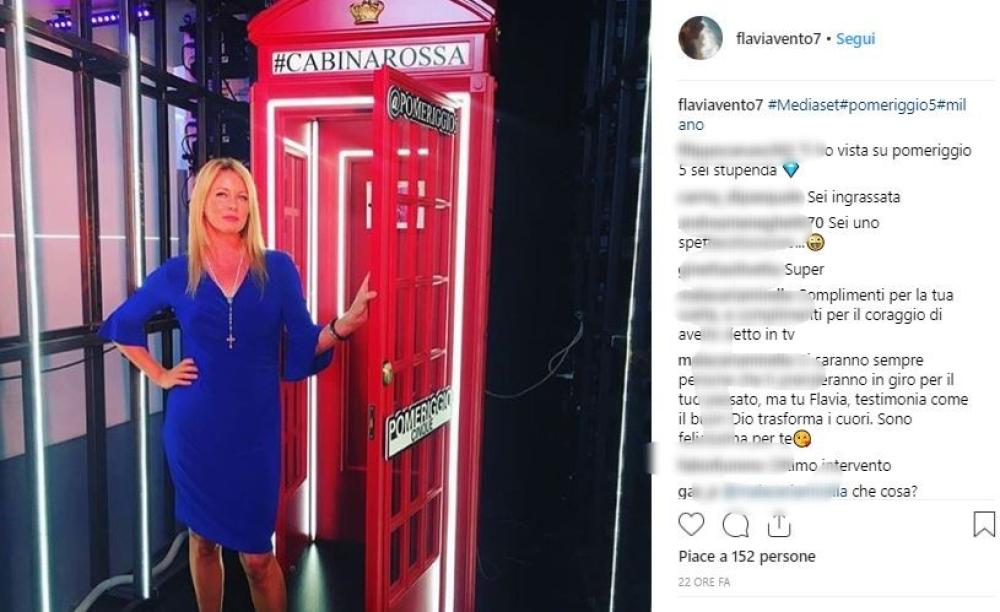 Flavia Vento racconta la sua decisione: da tre anni avrebbe scelto la castità