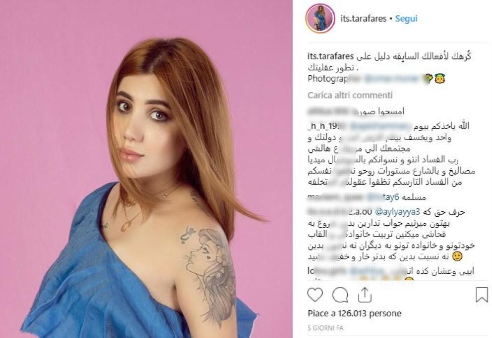 Tara Fares, 22 anni, è stata colpita da tre proiettili mentre era nella sua auto