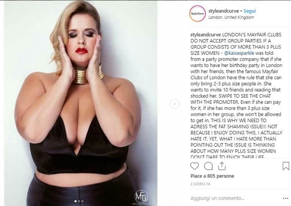 Kaisa Henrikka è una modella extralarge con più di 20mila followers su Instagram
