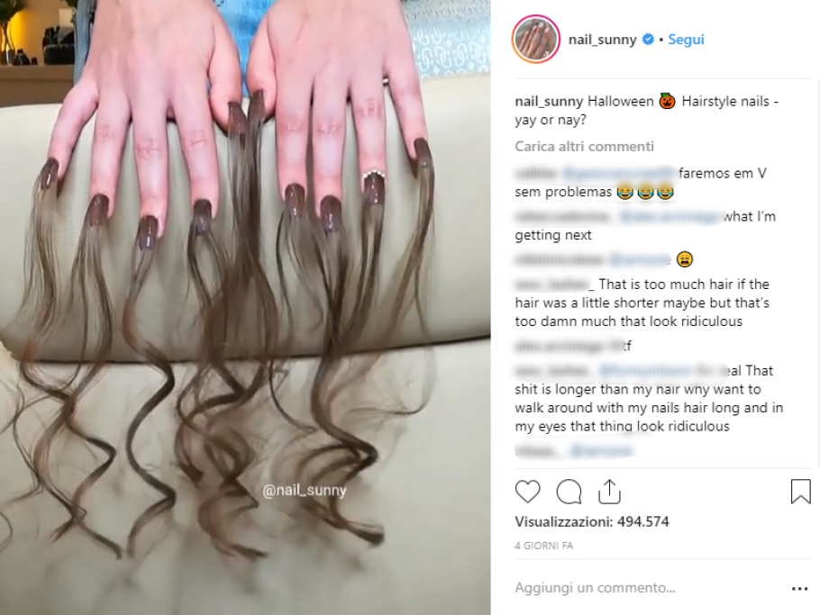 Il salone di bellezza russo ha pubblicato un video su Instagram