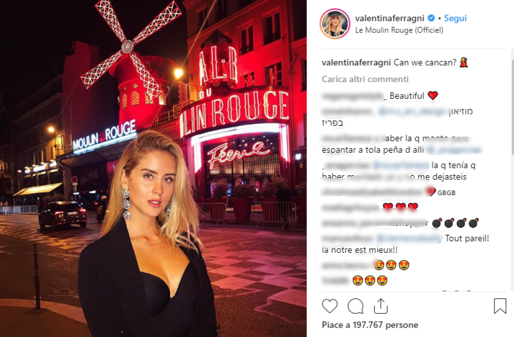 Sui social vuole dare una immagine reale e positiva: