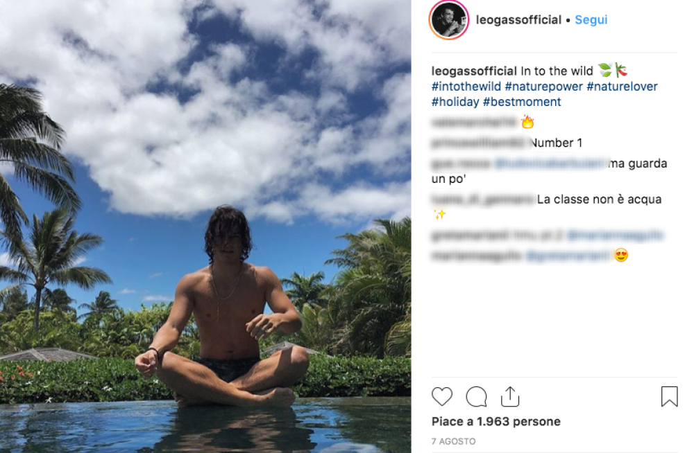 In queste foto Leo si trova in vacanza