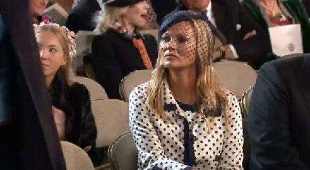 Presente anche Kate Moss, che è stata una delle prime ad arrivare