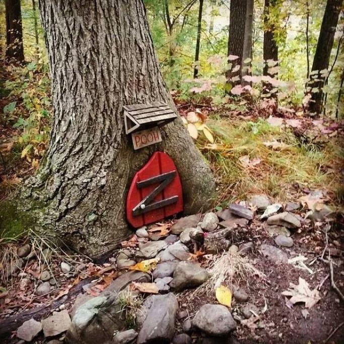 Mentre percorreva un sentiero in montagna,