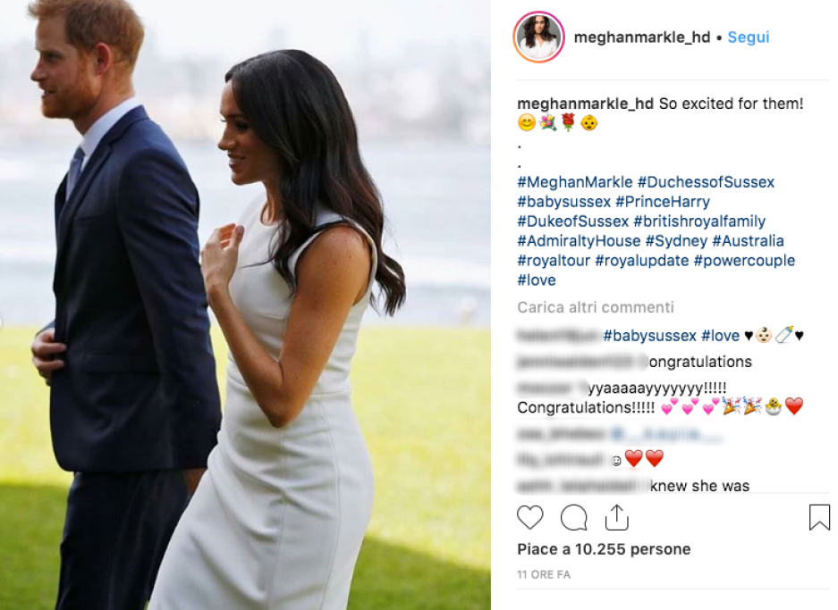 Meghan è raggiante!
