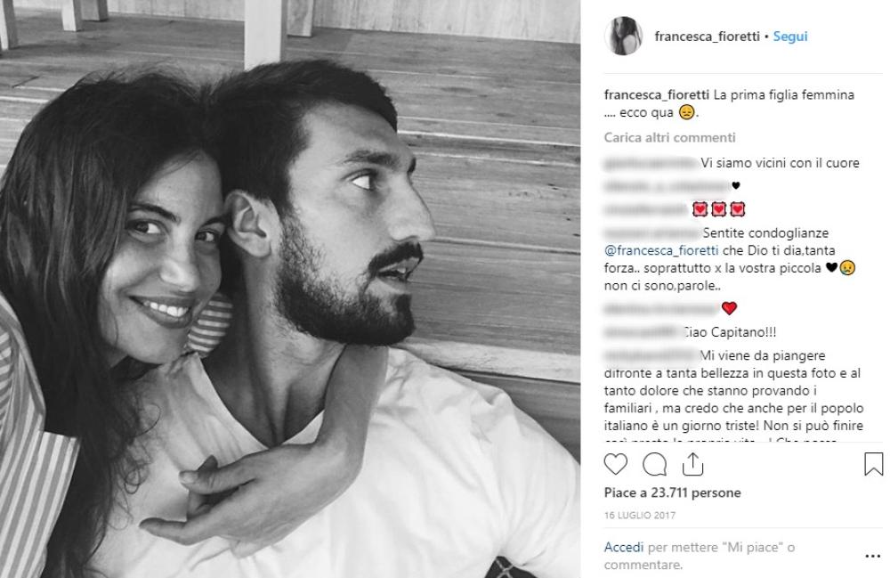Francesca e Davide felici insieme.