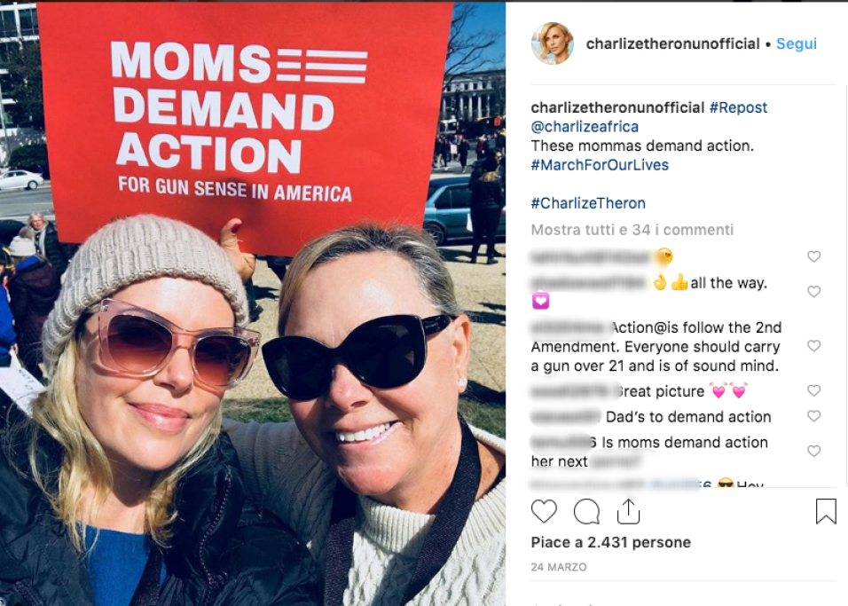 Charlize e la madre sono molto unite e hanno affrontato con grande coraggio le difficoltà