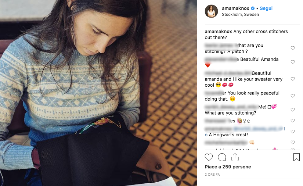 Amanda ammette, inoltre, che la sua relazione con Sollecito è complicata: